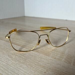 Randolph Engineering 5 1/2 Sunglasses Gold Aviators FRAMES ONLY AF-58-20